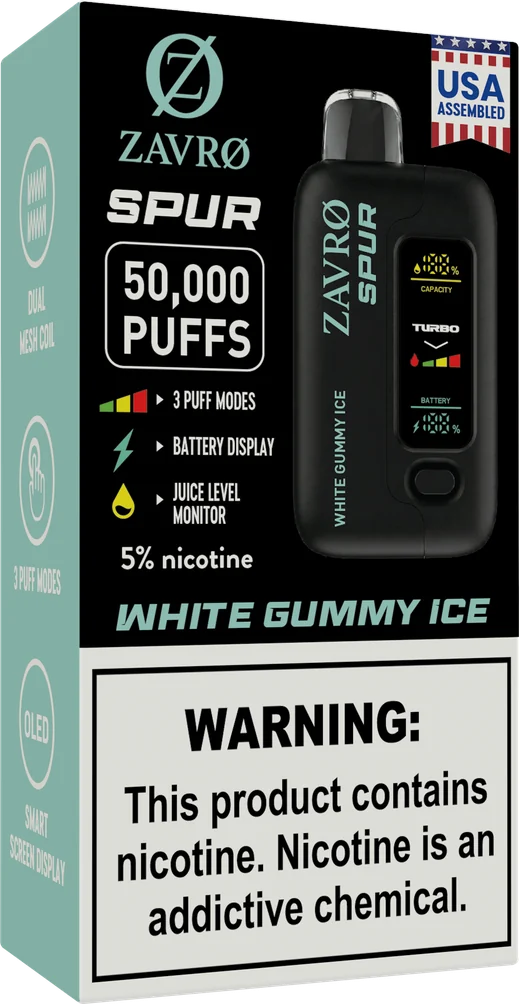 Spur 5% White Gummy Ice